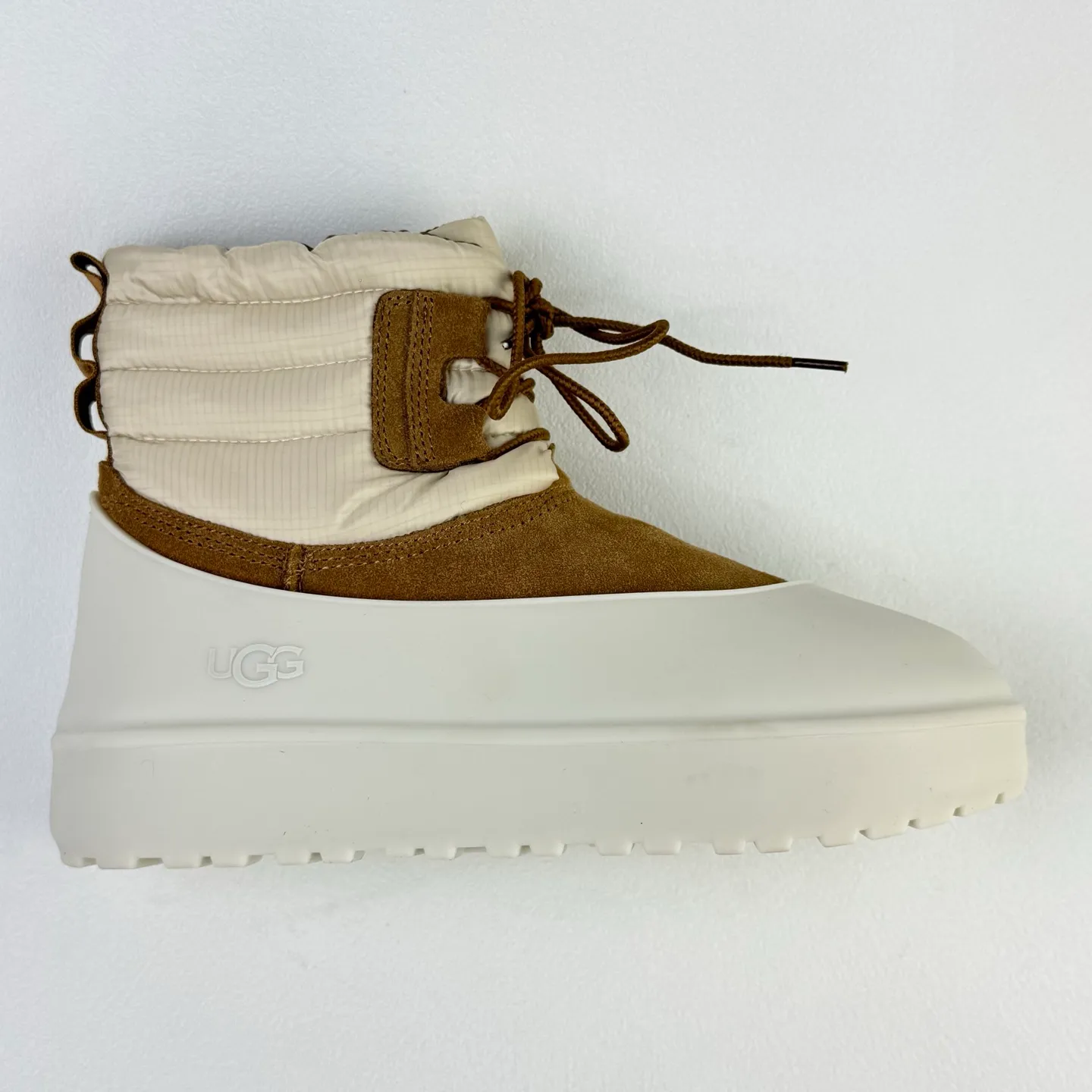 Pick up locally 💰760 Core recommendation Good price Size correction Men's and women's shoes UGG Mini Lace-Up Weather dual-purpose detachable winter neutral snow boots 1120849 Overseas shopping high-end retail version Combination midsole is lightweight and non-slip Real sheep fur integrated Size: 35 36 37 38 39 40 41 42 43 44 45 46